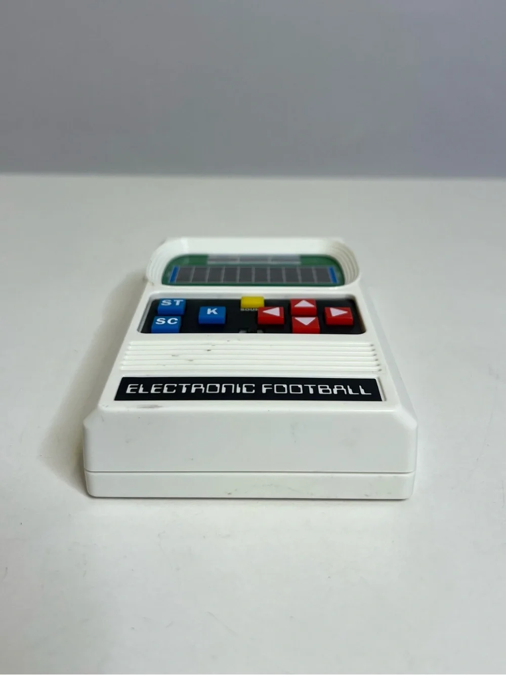 Mattel Electronic Football Handheld Game - White with Red & Blue Buttons